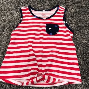 Girls Flag Tank Top